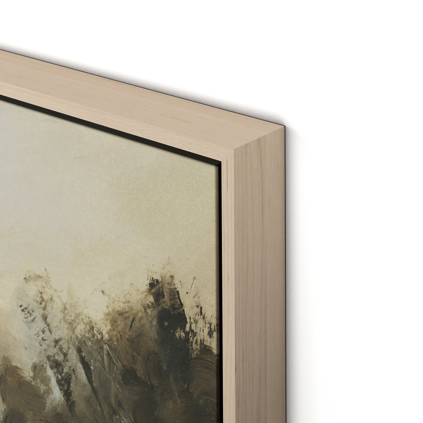 Markham Canvas Floater Framed / 32 x 24 in / Natural Maple