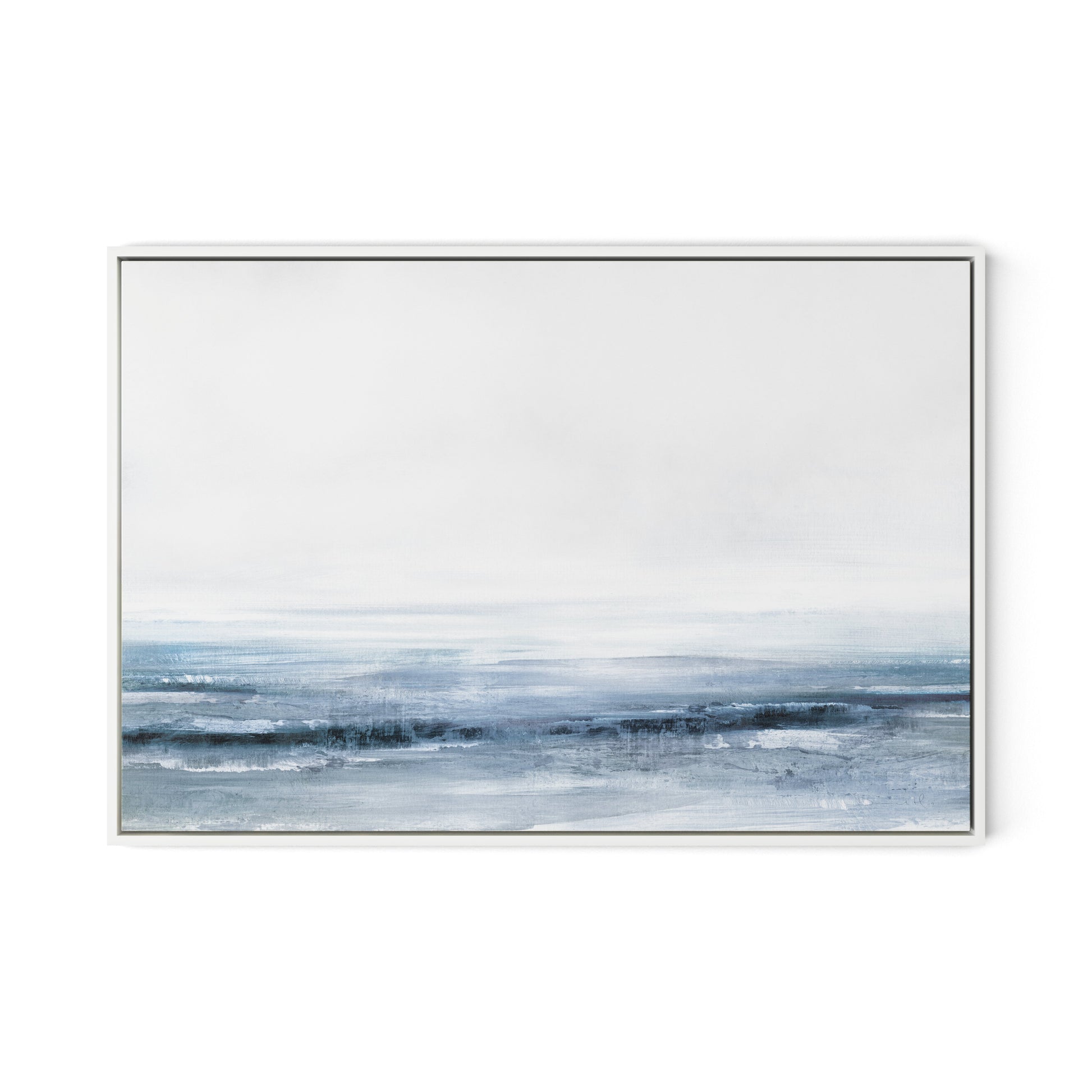 Dream Canvas Floater Framed / 32 x 22 in / White