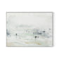 Ebb and Flow Canvas Floater Framed / 32 x 24 in / White