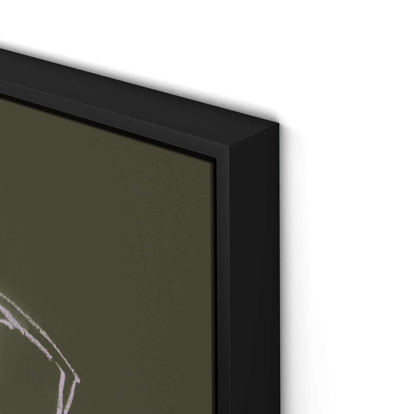 Chairs Canvas Floater Framed / 32 x 24 in / Black