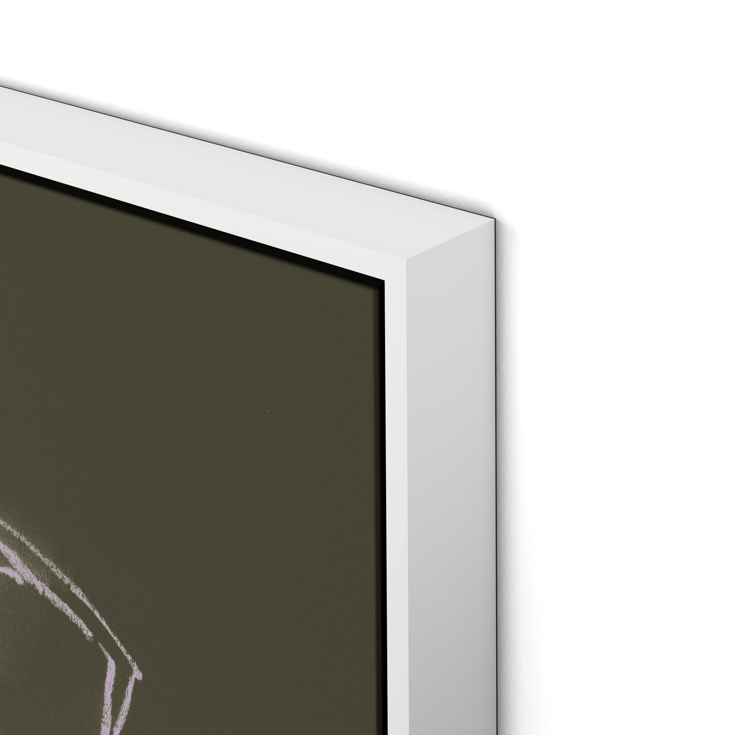 Chairs Canvas Floater Framed / 32 x 24 in / White