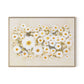 Chorus of Daisies Canvas Floater Framed / 32 x 24 in / Natural Maple