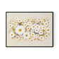 Chorus of Daisies Canvas Floater Framed / 32 x 24 in / Black
