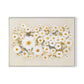 Chorus of Daisies Canvas Floater Framed / 32 x 24 in / White