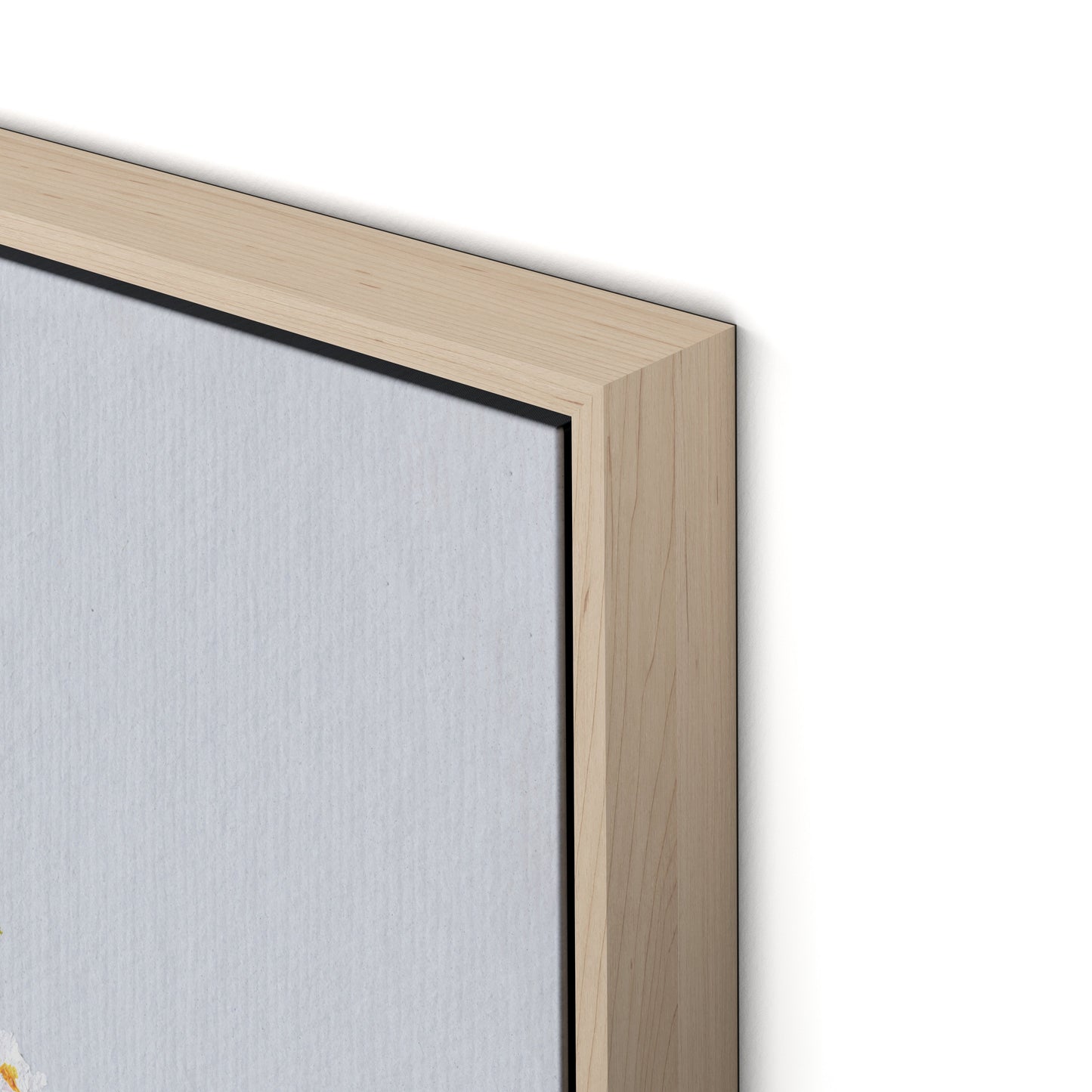 Bloom No. 2 Canvas Floater Framed / 32 x 24 in / Natural Maple