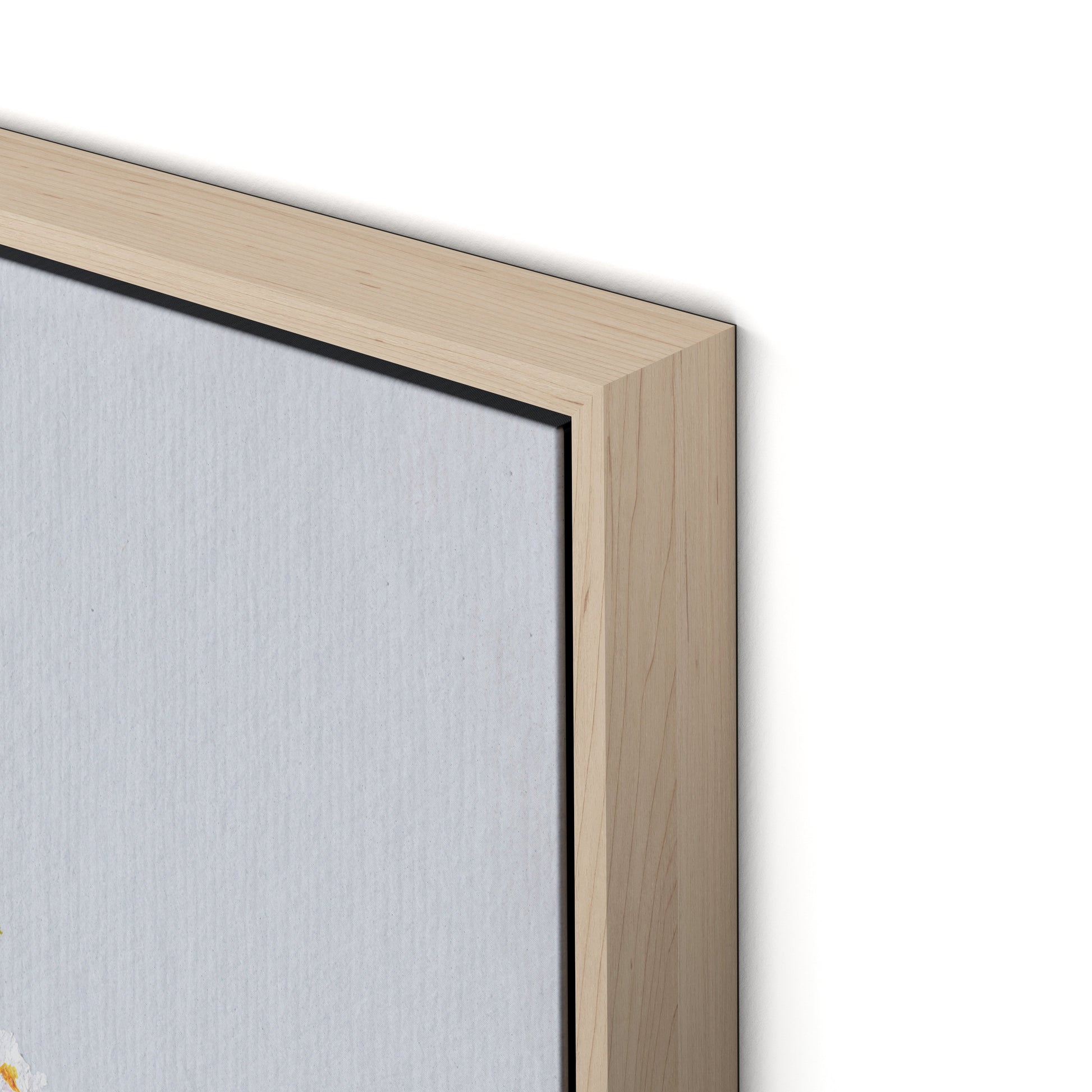 Bloom No. 2 Canvas Floater Framed / 32 x 24 in / Natural Maple