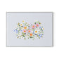 Bloom No. 2 Canvas Floater Framed / 32 x 24 in / White