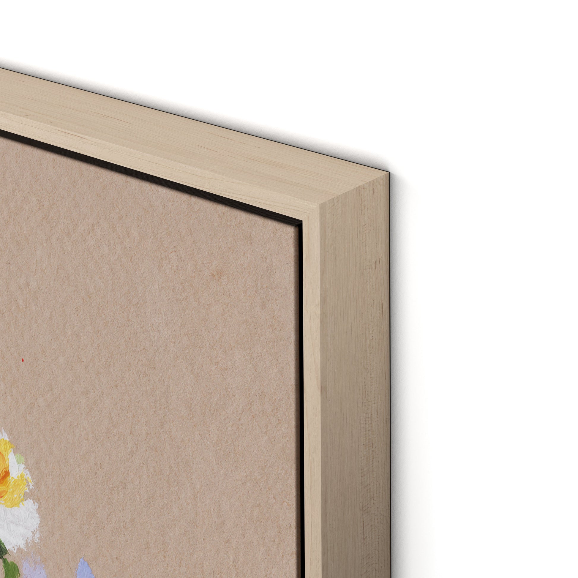 Bloom No. 3 Canvas Floater Framed / 32 x 24 in / Natural Maple