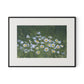 Wildflower Constellations XIX with border Canvas Floater Framed / 32 x 24 in / Black