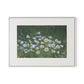 Wildflower Constellations XIX with border Canvas Floater Framed / 32 x 24 in / White