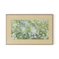 Chorus of Daisies IV Canvas Floater Framed / 32 x 21 in / Natural Maple