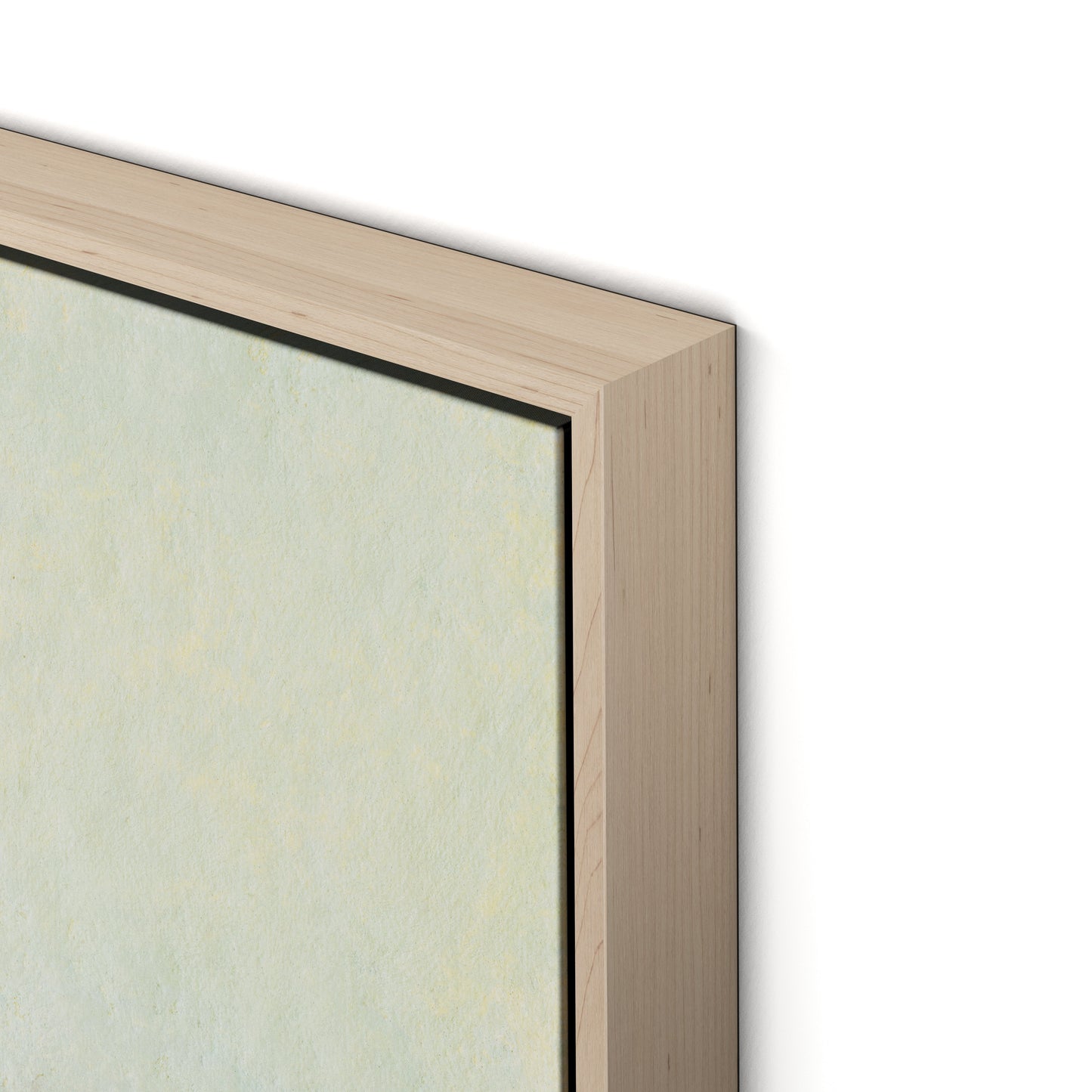 Vale Canvas Floater Framed / 32 x 22 in / Natural Maple