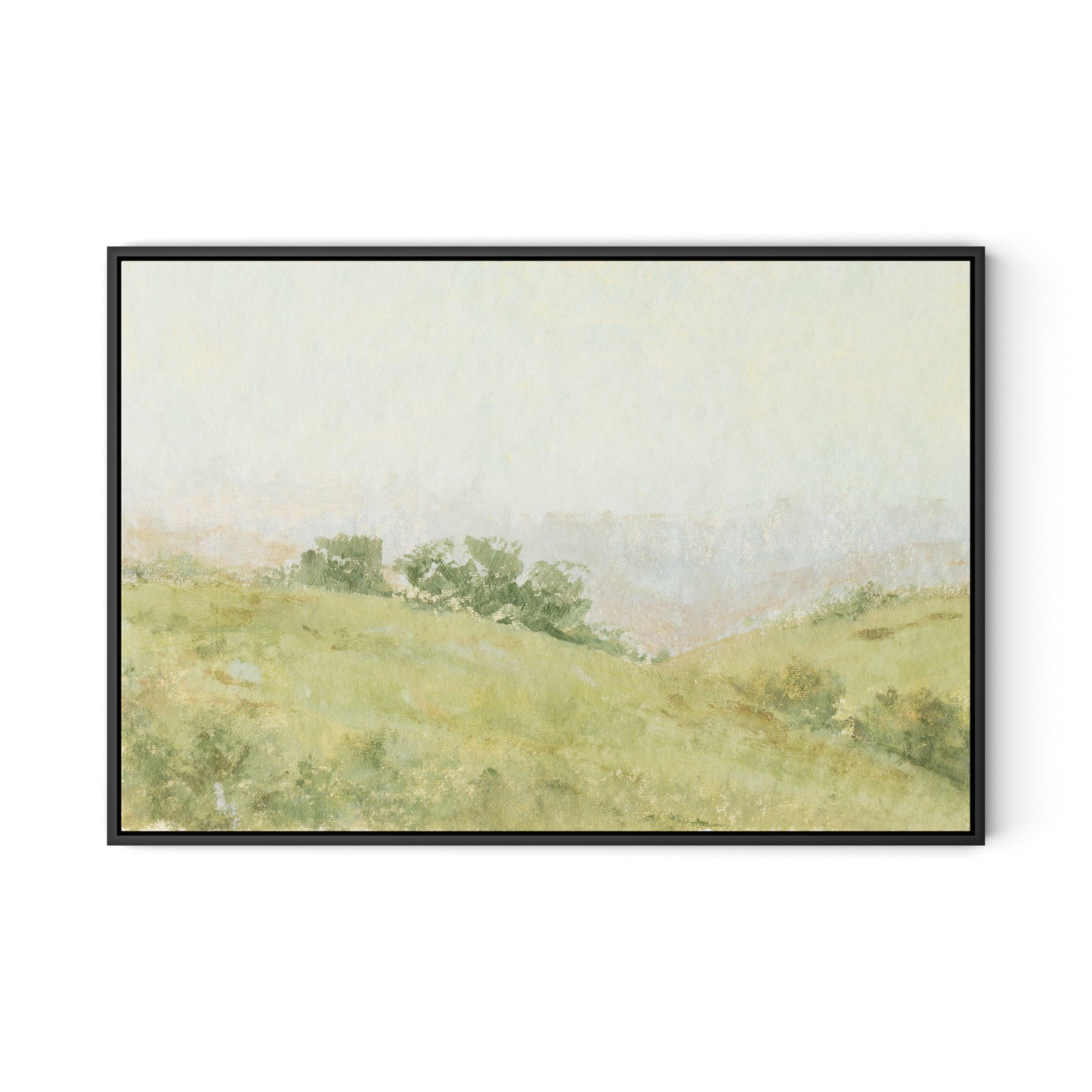 Vale Canvas Floater Framed / 32 x 22 in / Black