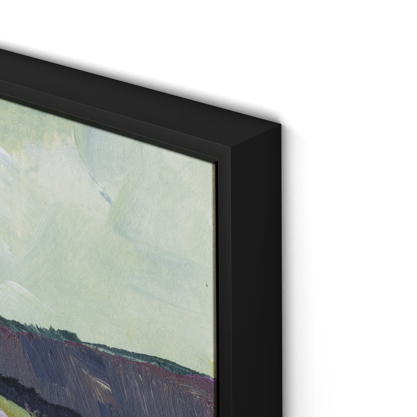 Verdure Canvas Floater Framed / 32 x 24 in / Black