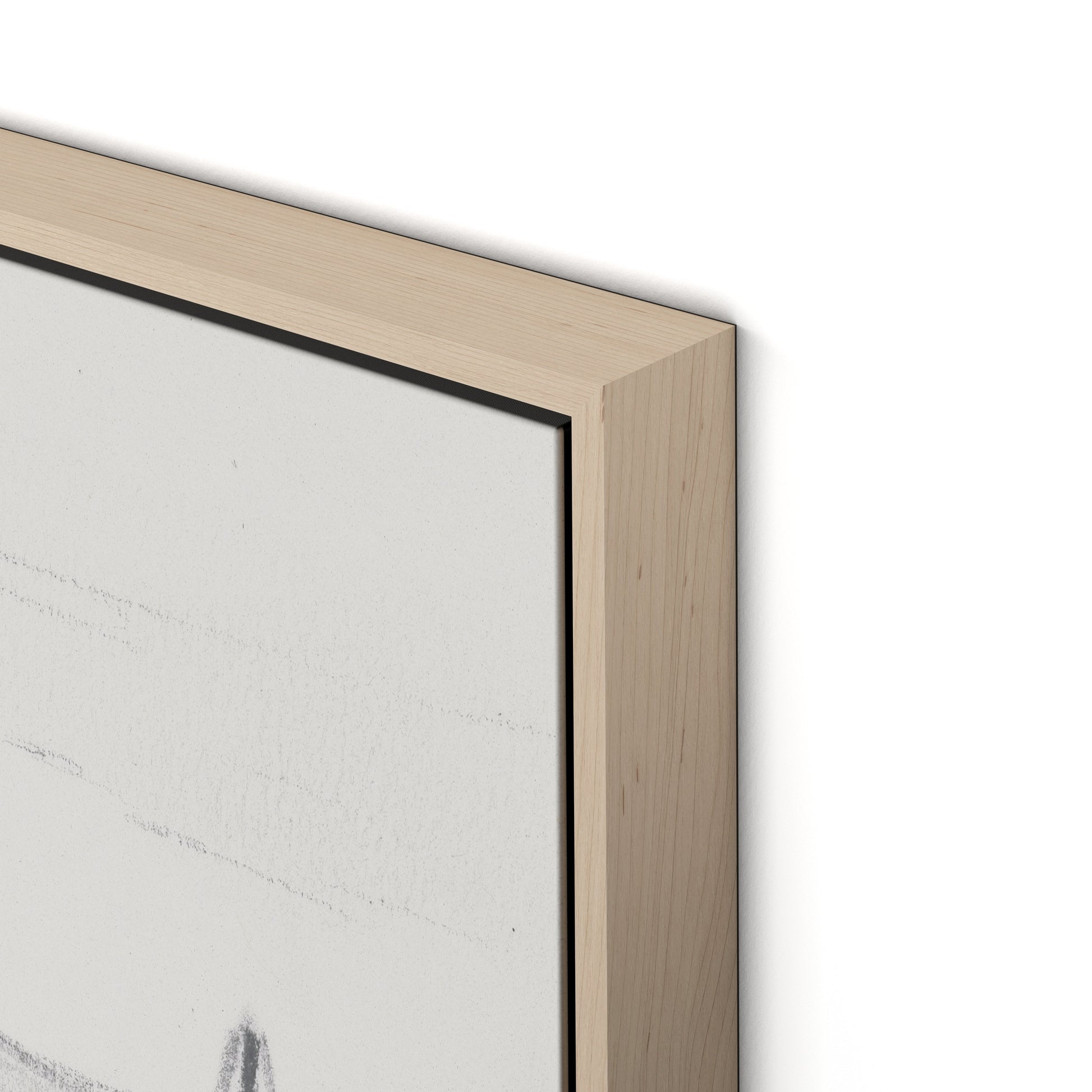 Setting Sail I Canvas Floater Framed / 32 x 24 in / Natural Maple