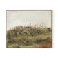 Overgrown Pastures I Canvas Floater Framed / 32 x 26.5 in / Natural Maple