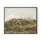 Overgrown Pastures I Canvas Floater Framed / 32 x 26.5 in / Black