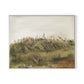 Overgrown Pastures I Canvas Floater Framed / 32 x 26.5 in / White