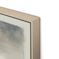 Hazy Terrain Canvas Floater Framed / 32 x 16 in / Natural Maple