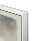 Hazy Terrain Canvas Floater Framed / 32 x 16 in / White