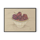 Cherries II Canvas Floater Framed / 32 x 24 in / Black