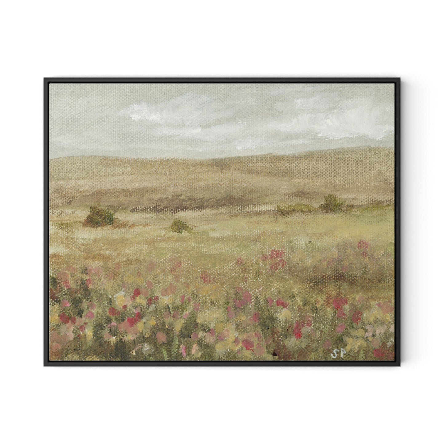 Baja California Canvas Floater Framed / 32 x 26 in / Black