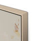 Artists Palette No. 1 Canvas Floater Framed / 32 x 22 in / Natural Maple