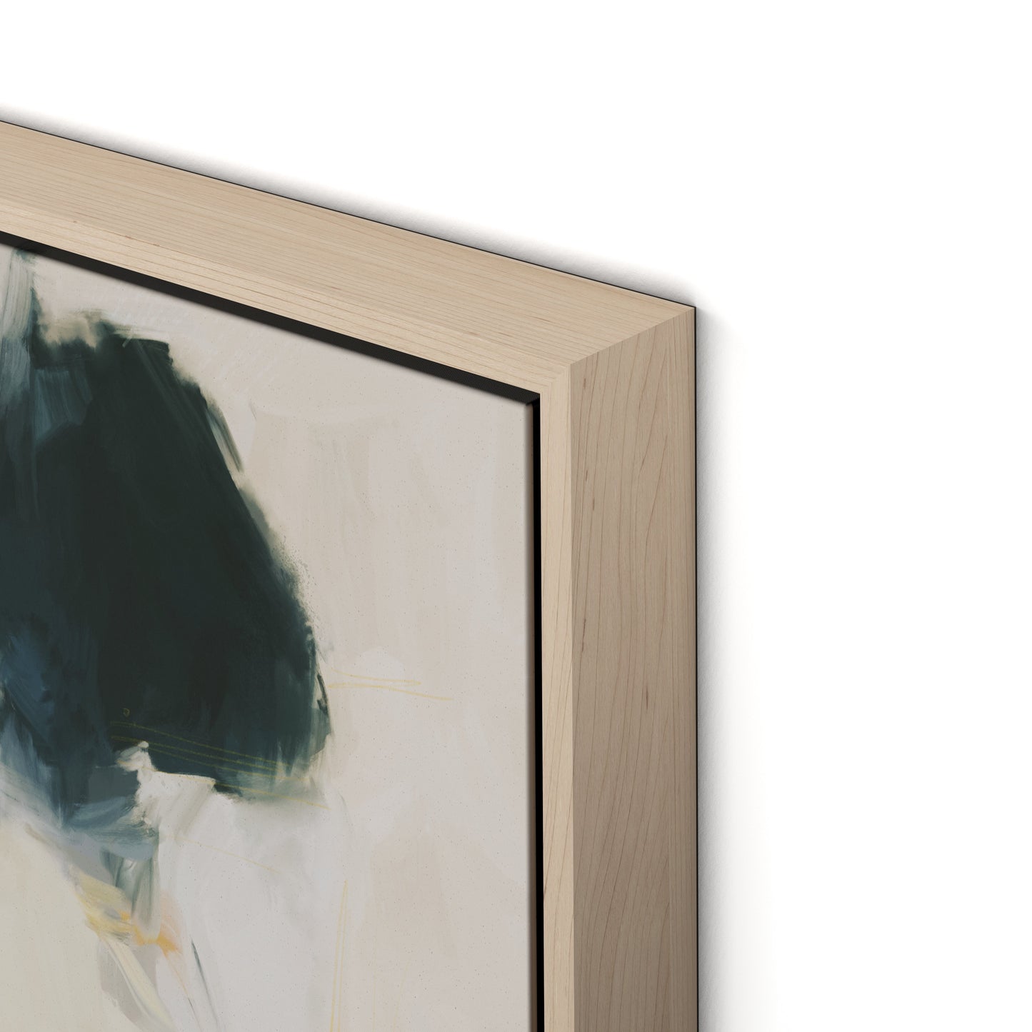 Arch Canvas Floater Framed / 32 x 22 in / Natural Maple