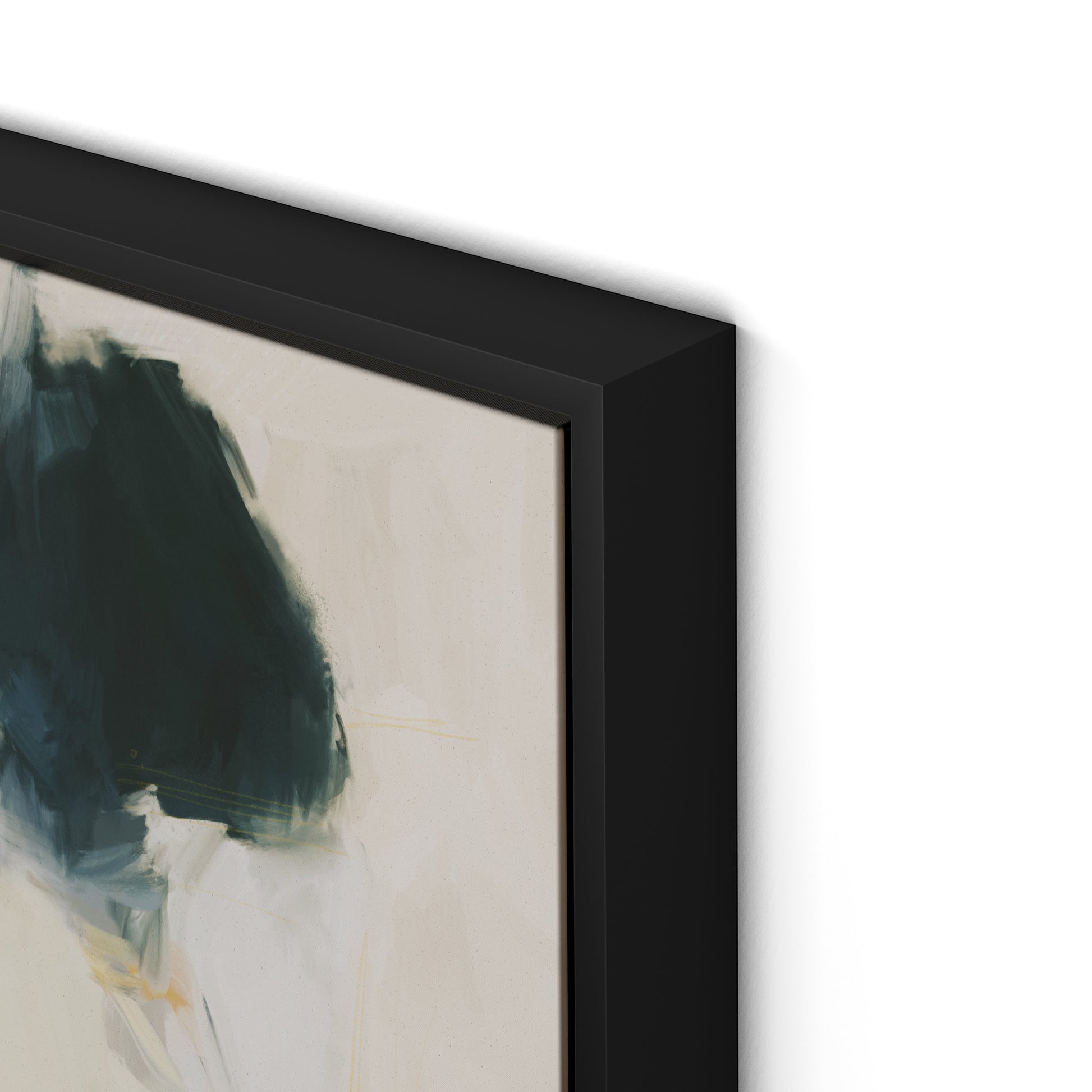 Arch Canvas Floater Framed / 32 x 22 in / Black