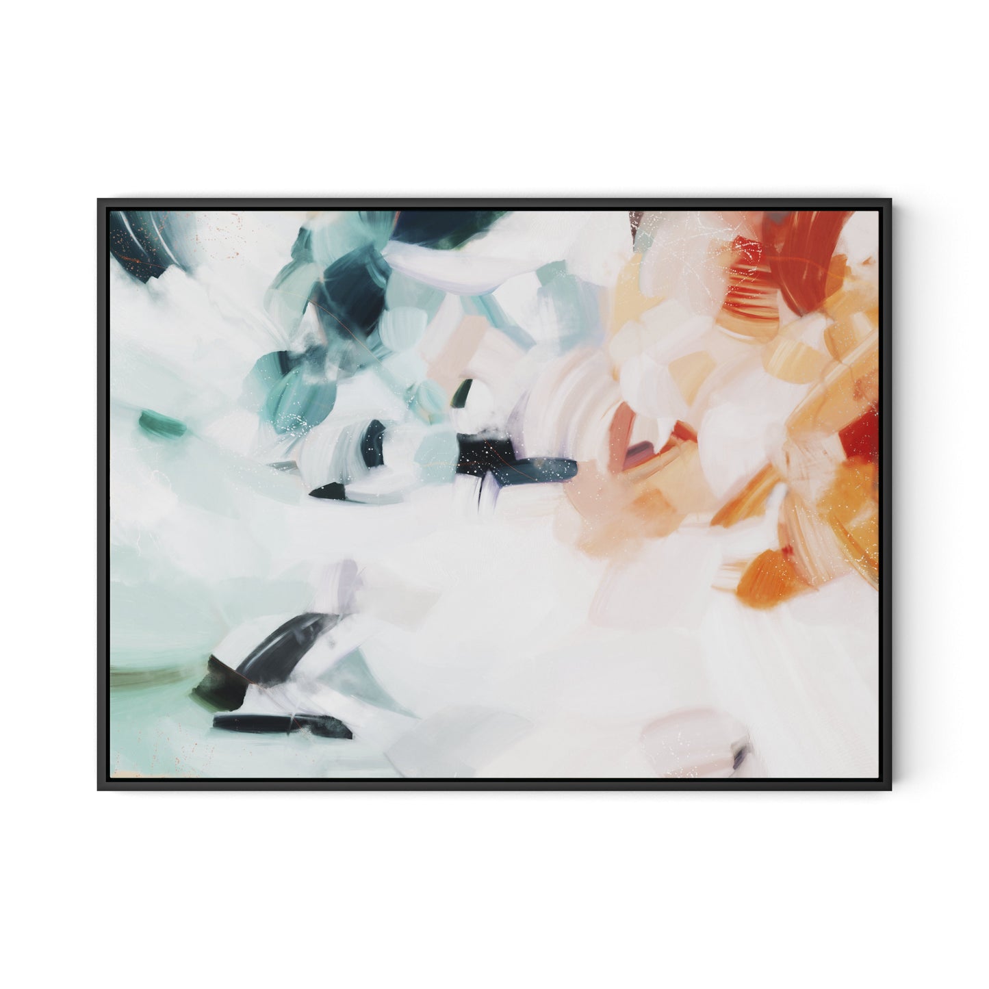 Between Canvas Floater Framed / 32 x 24 in / Black