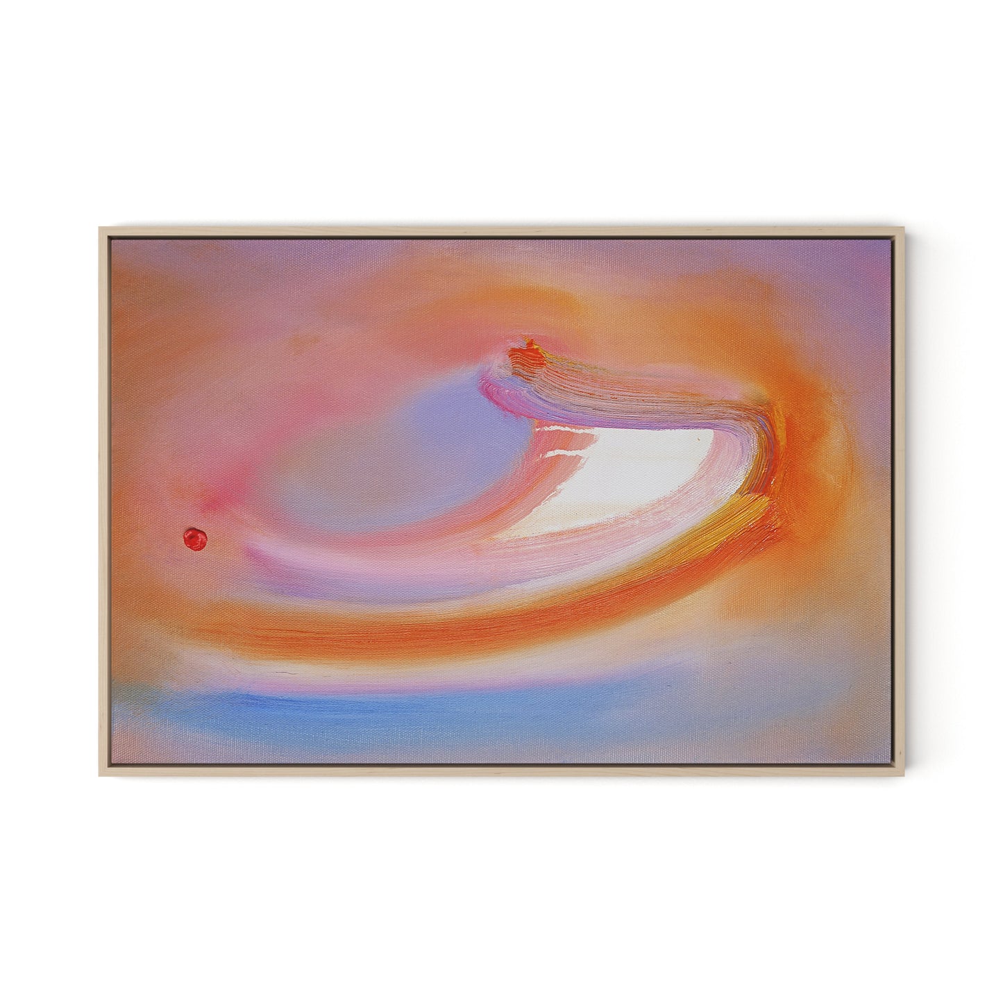 Dodgem Canvas Floater Framed / 32 x 22 in / Natural Maple