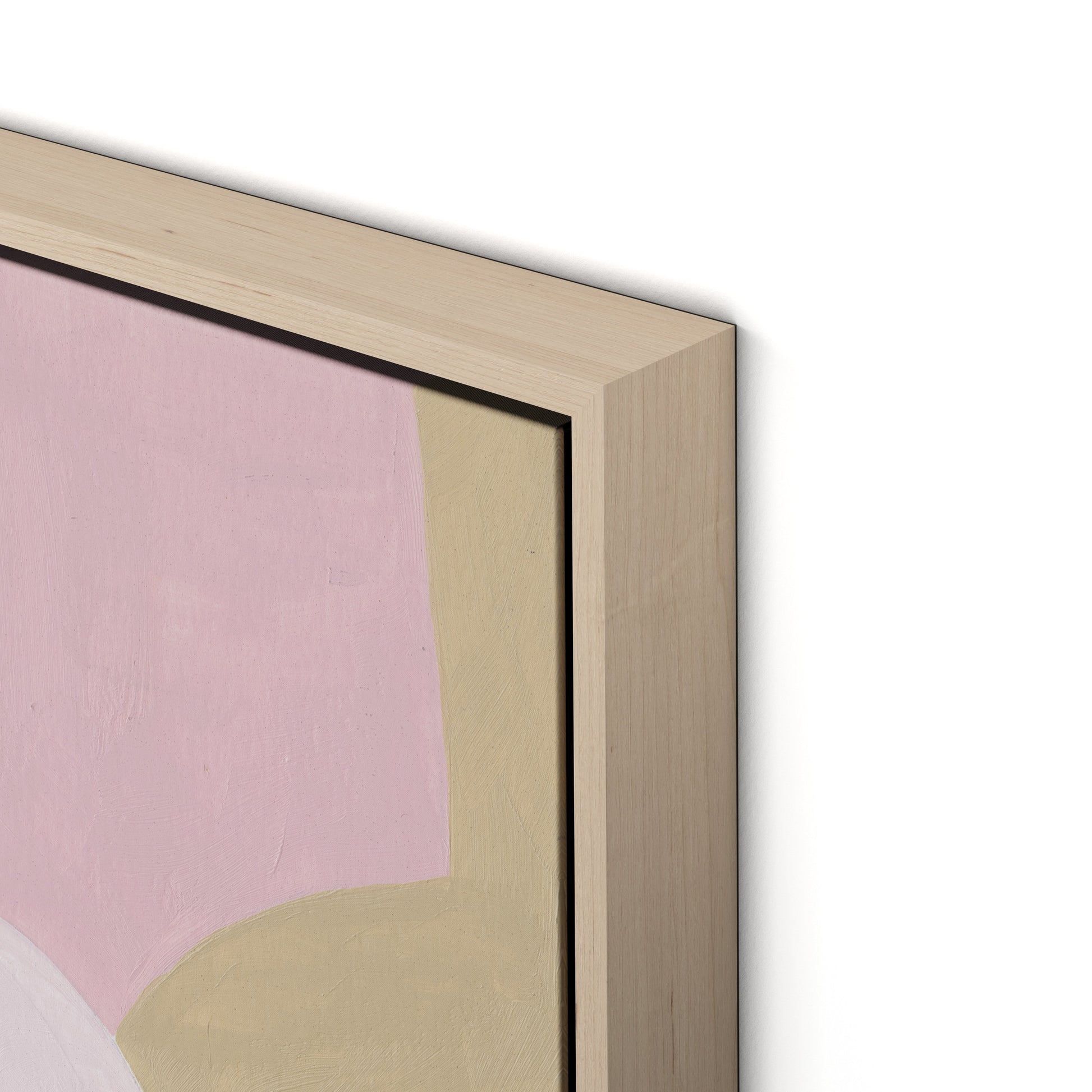 Cherri No. 6 Canvas Floater Framed / 32 x 24 in / Natural Maple