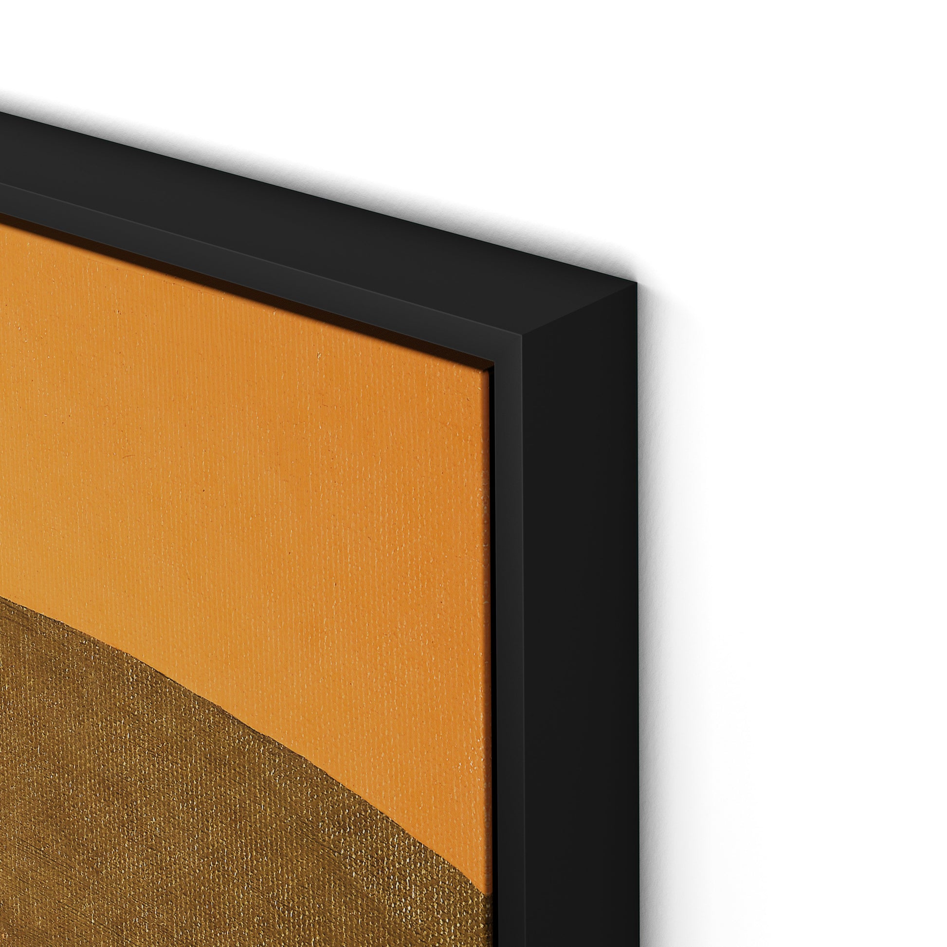 Stay Bright Canvas Floater Framed / 32 x 32 in / Black