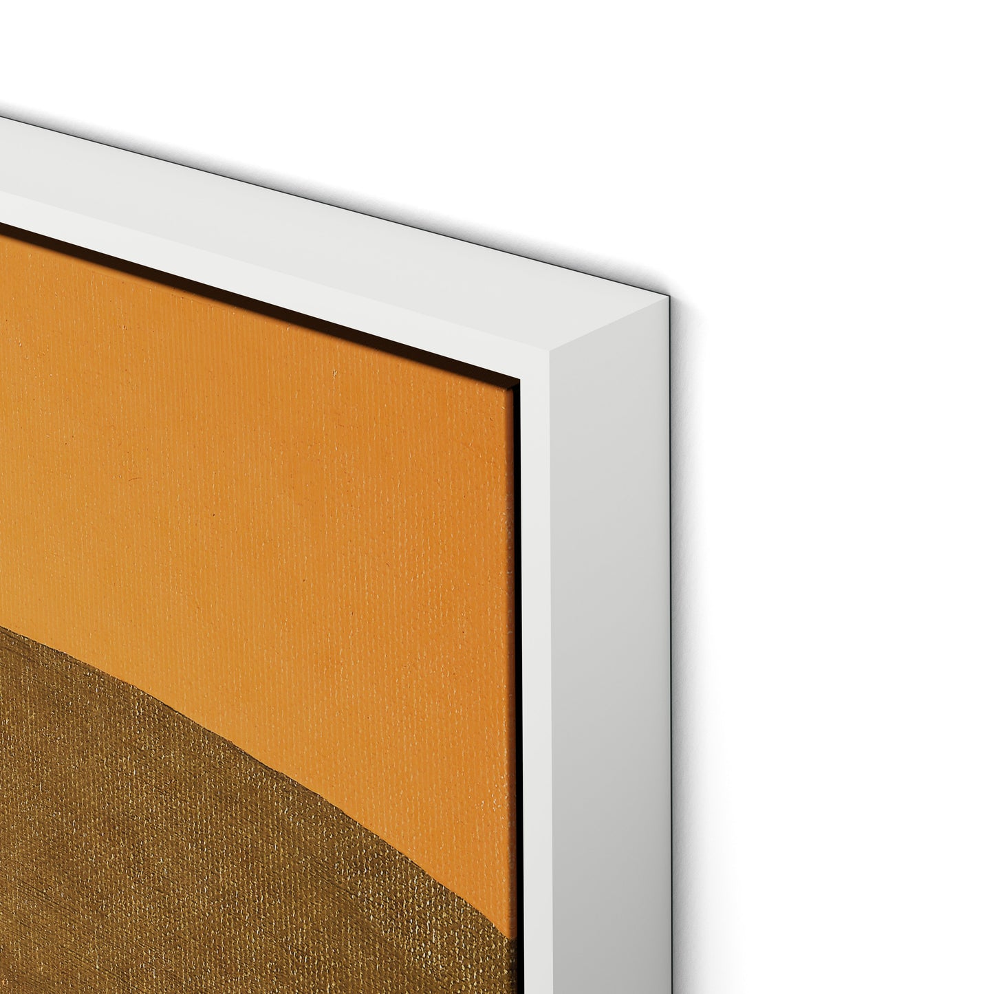 Stay Bright Canvas Floater Framed / 32 x 32 in / White