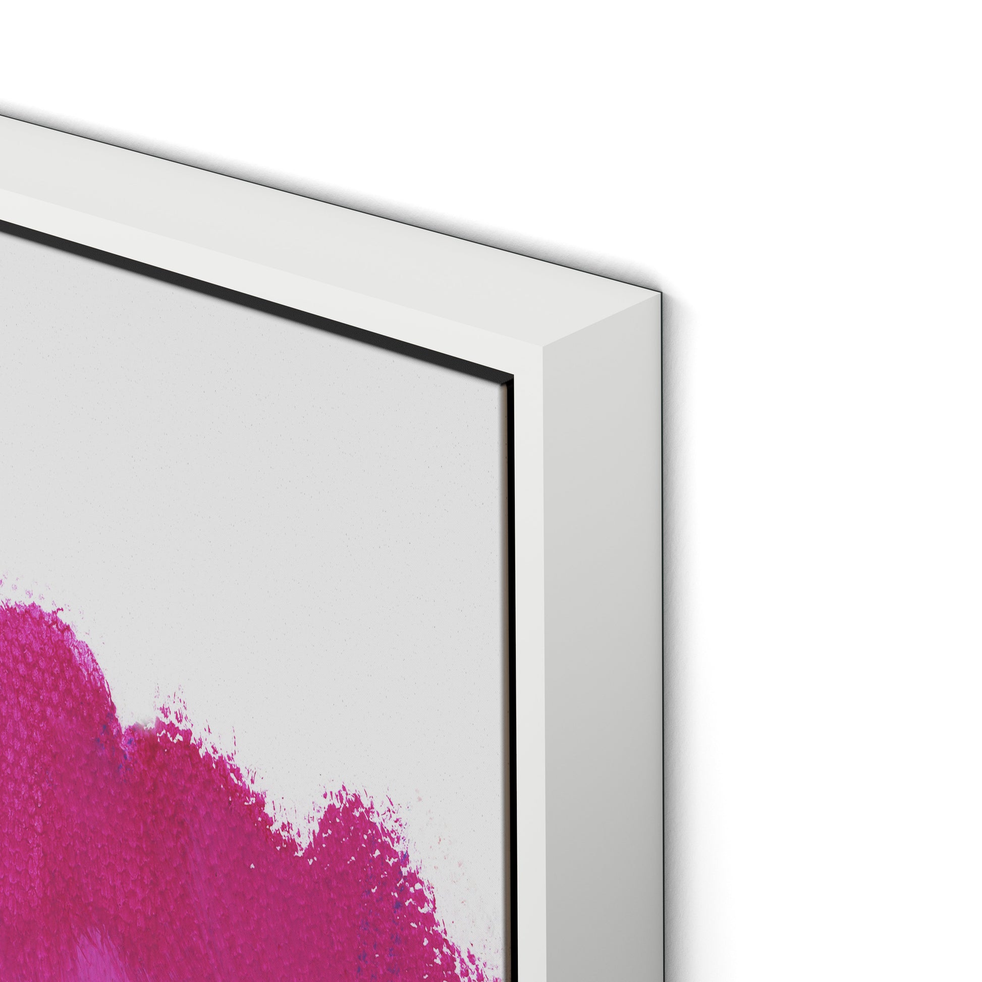 Summer Canvas Floater Framed / 32 x 32 in / White