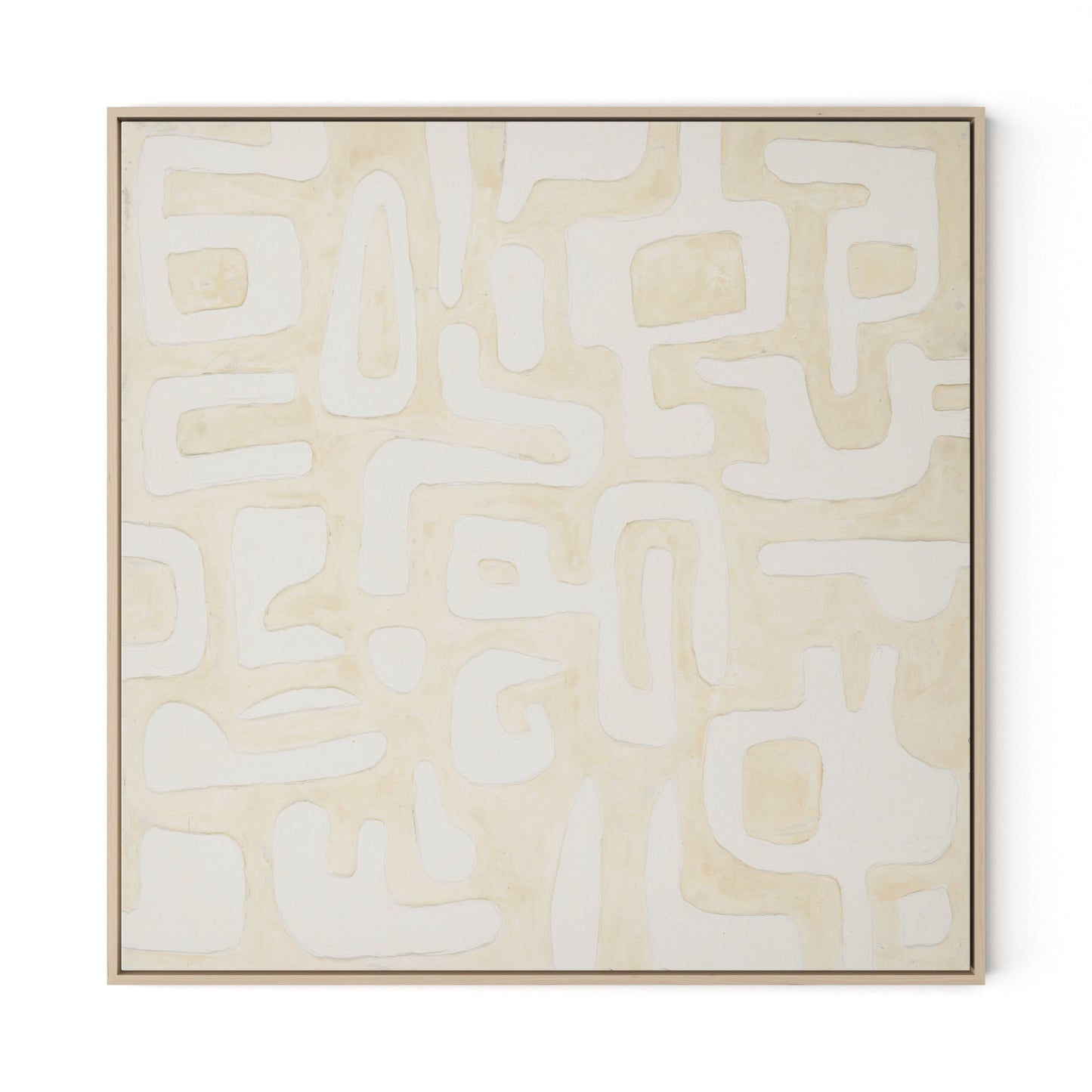 Talisman Canvas Floater Framed / 32 x 32 in / Natural Maple