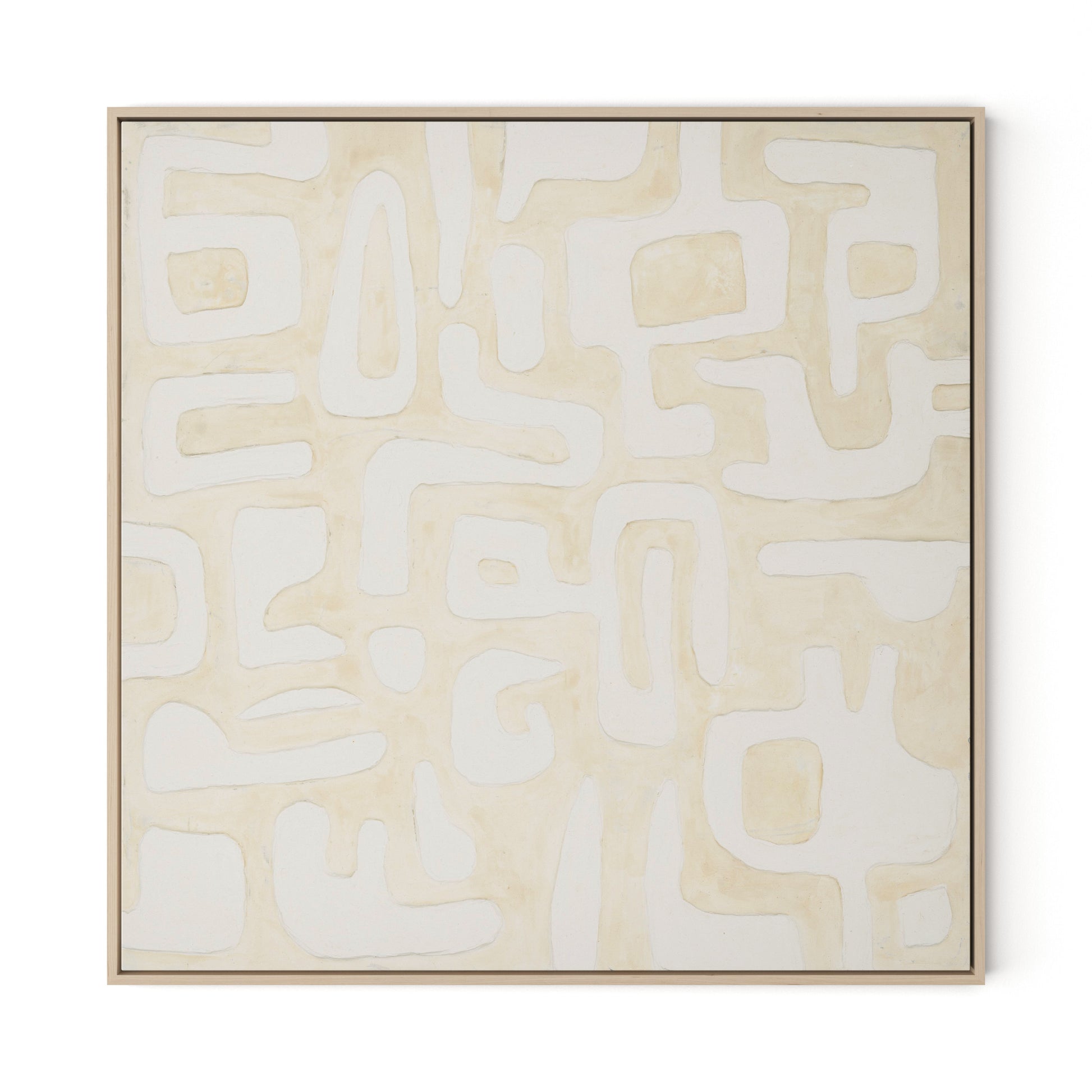 Talisman Canvas Floater Framed / 32 x 32 in / Natural Maple