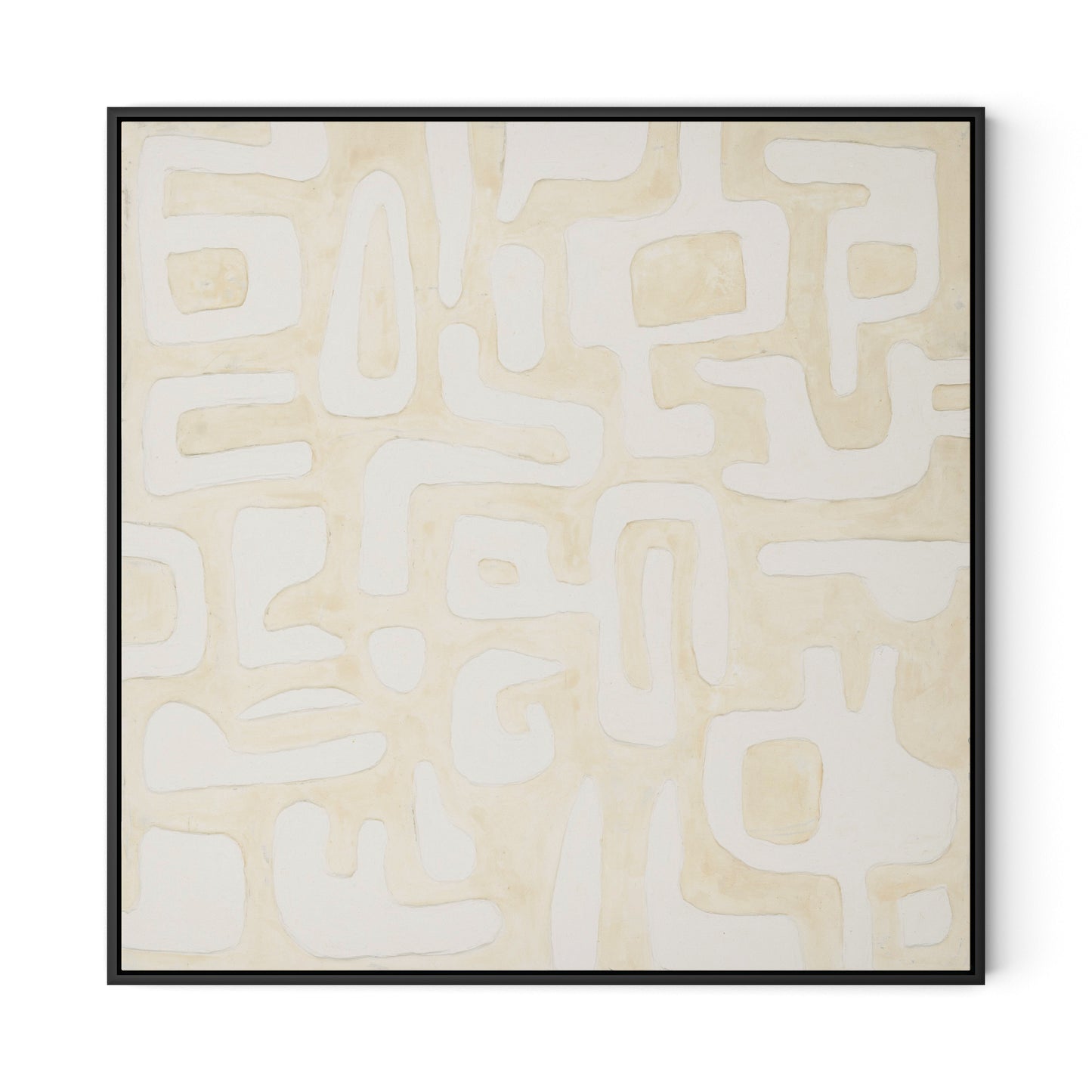 Talisman Canvas Floater Framed / 32 x 32 in / Black