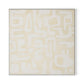 Talisman Canvas Floater Framed / 32 x 32 in / White
