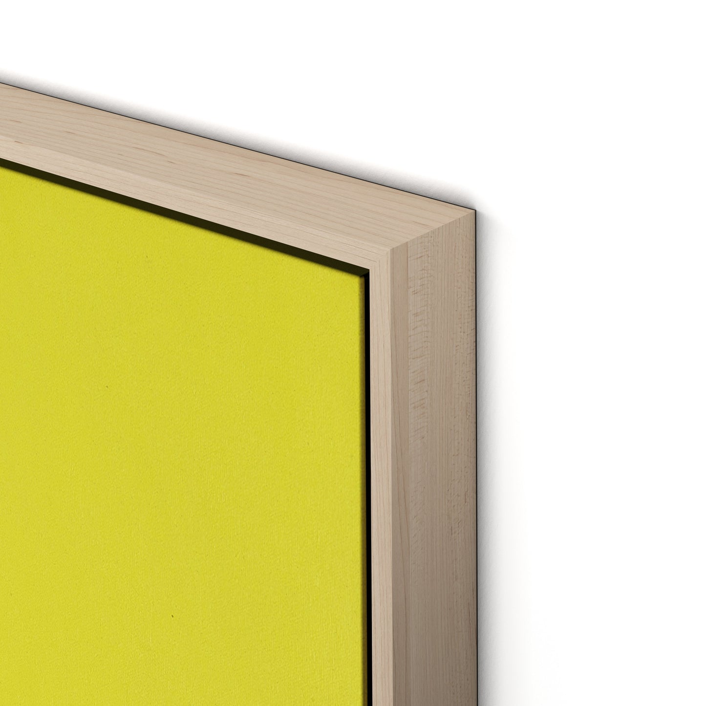 Pila Limon Canvas Floater Framed / 32 x 32 in / Natural Maple