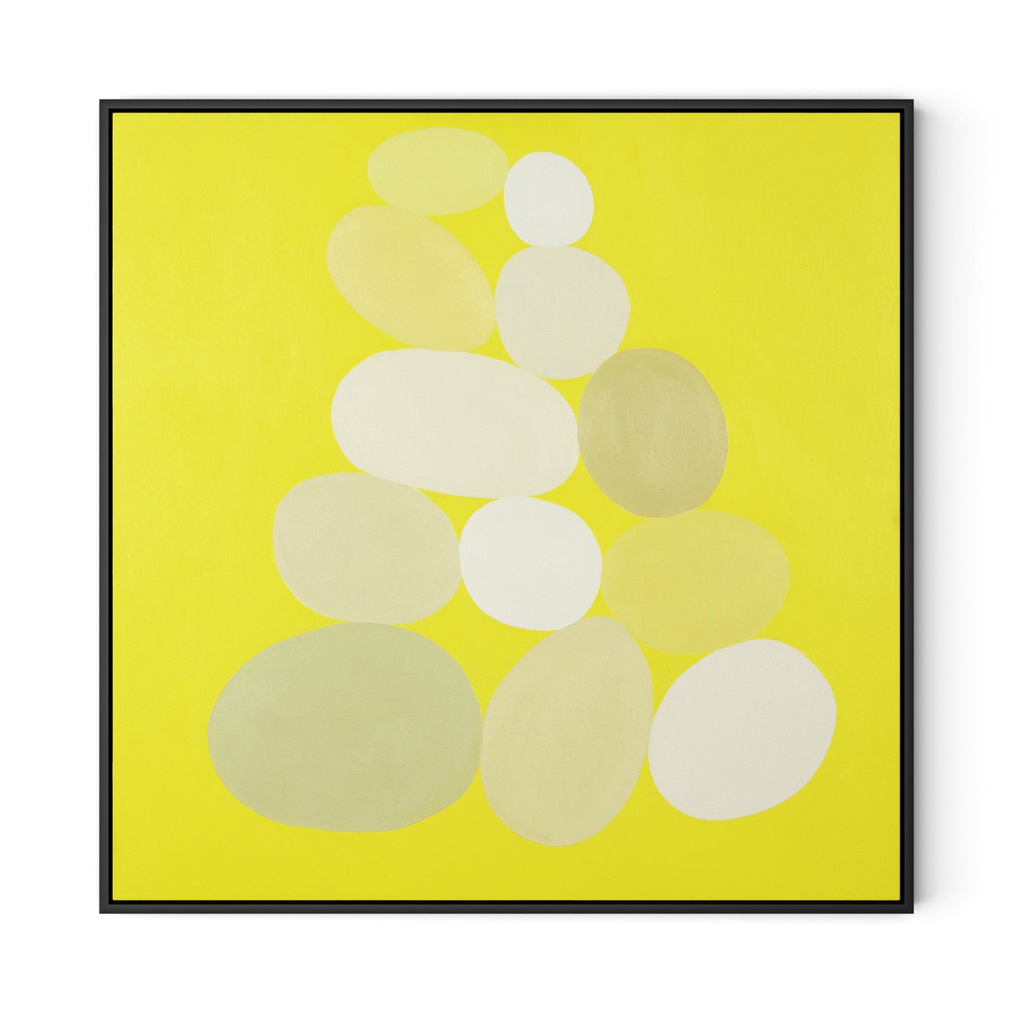 Pila Limon Canvas Floater Framed / 32 x 32 in / Black