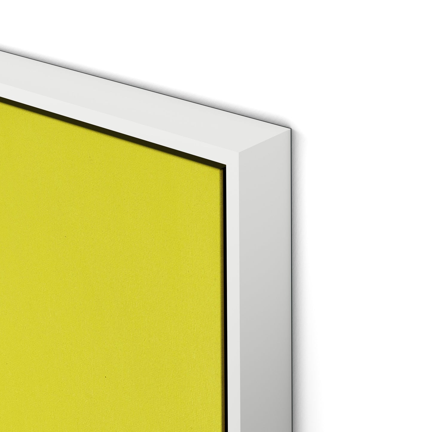 Pila Limon Canvas Floater Framed / 32 x 32 in / White