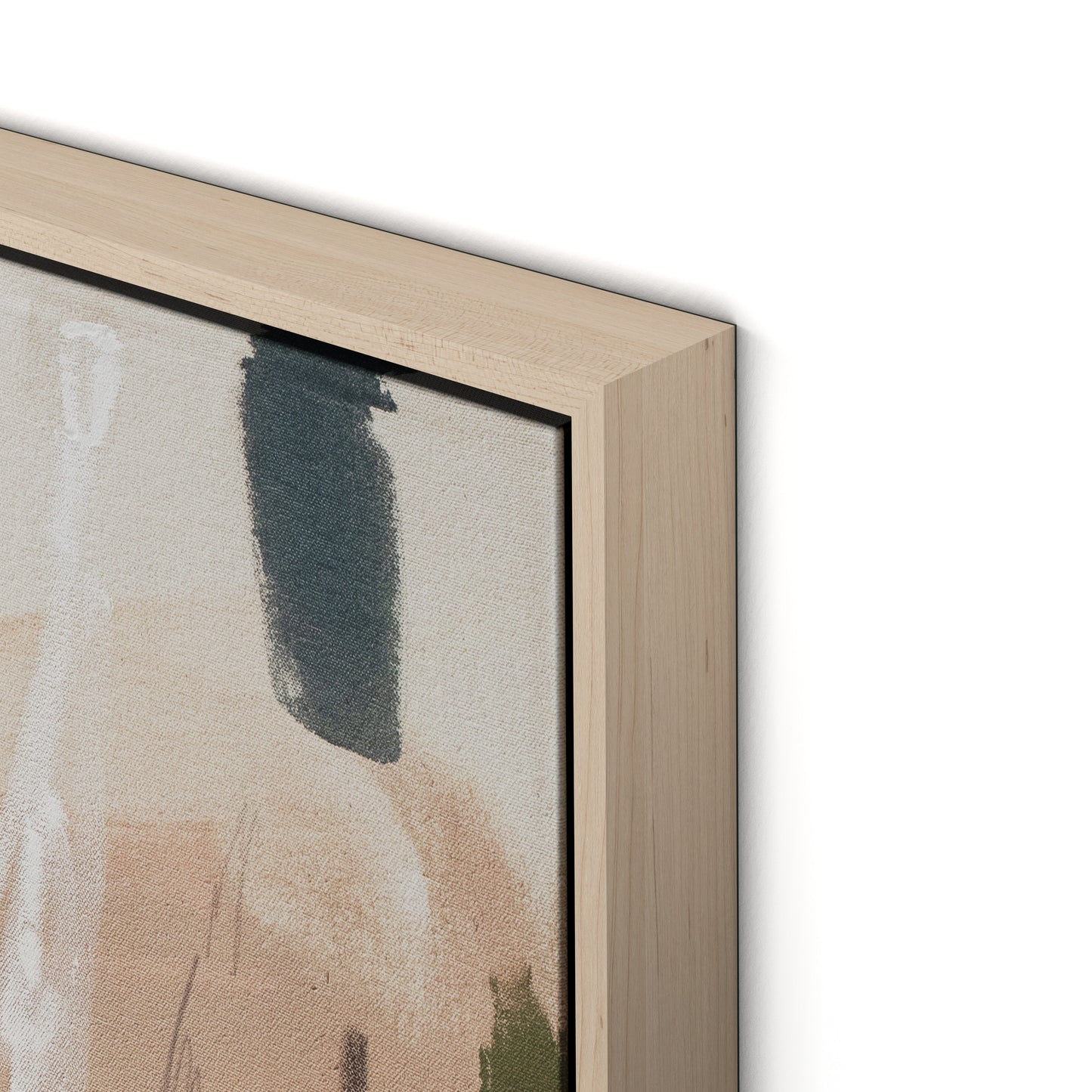 Girls Just Wanna Have Fun Canvas Floater Framed / 32 x 32 in / Natural Maple