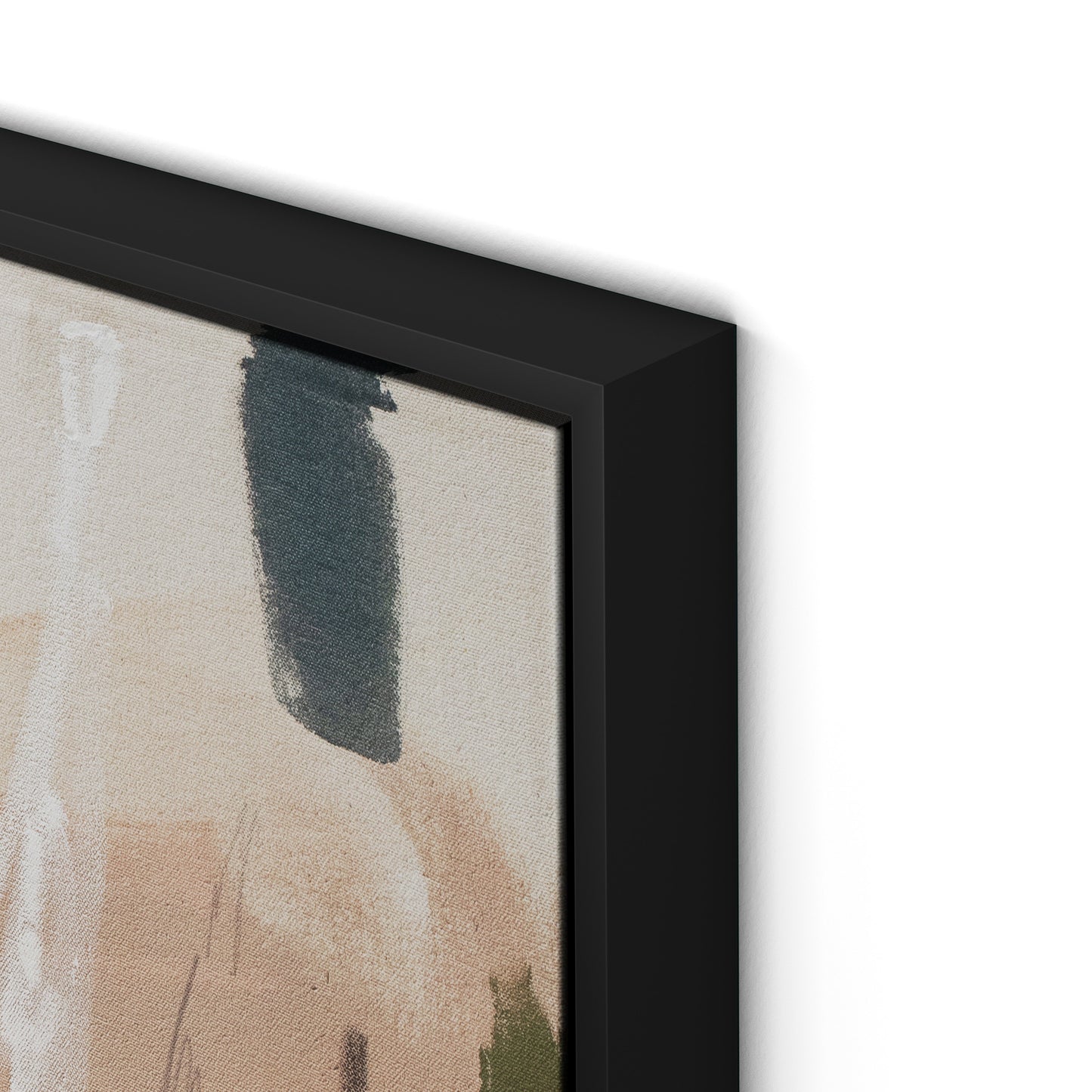 Girls Just Wanna Have Fun Canvas Floater Framed / 32 x 32 in / Black