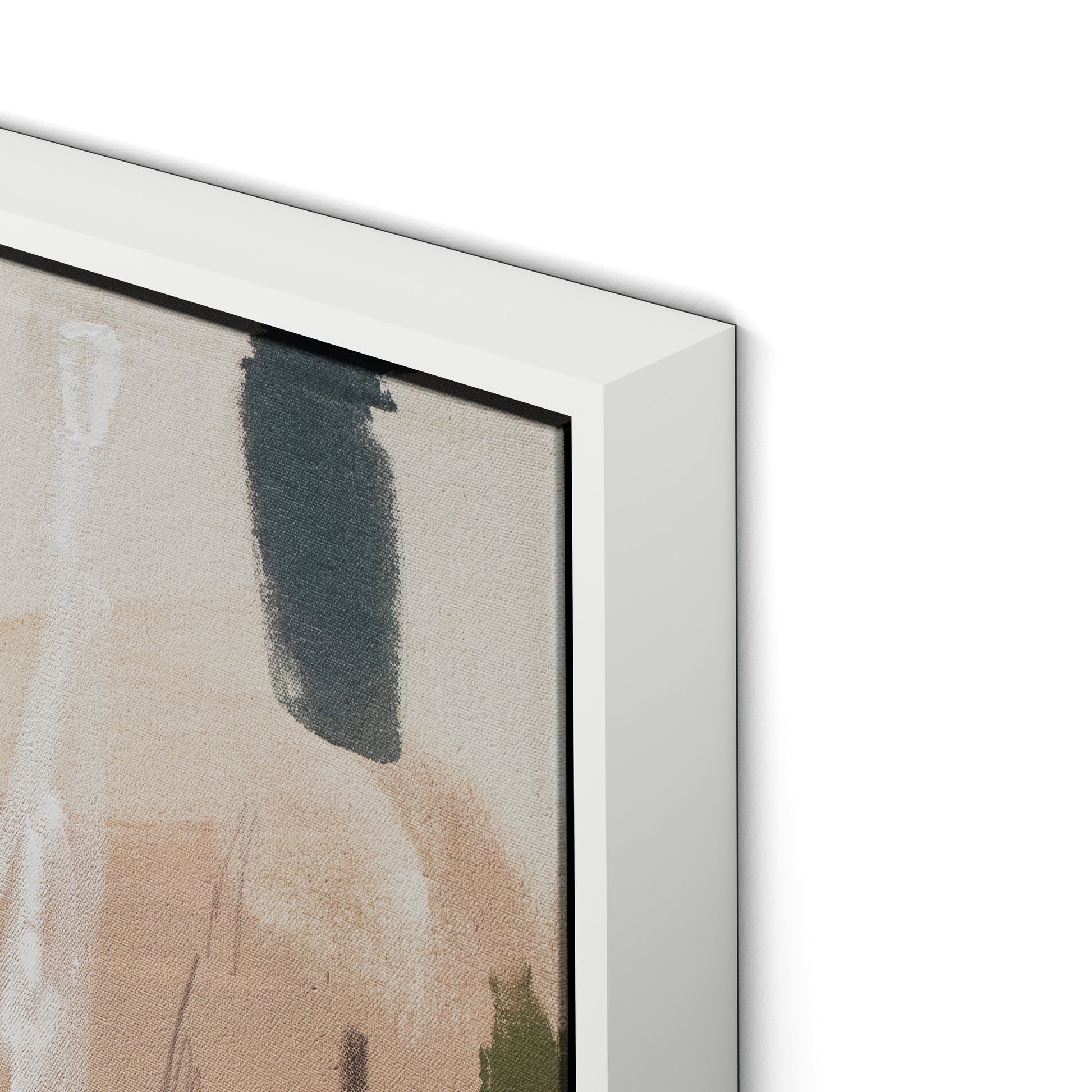 Girls Just Wanna Have Fun Canvas Floater Framed / 32 x 32 in / White