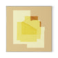 Untitled Box 1 Canvas Floater Framed / 32 x 32 in / White