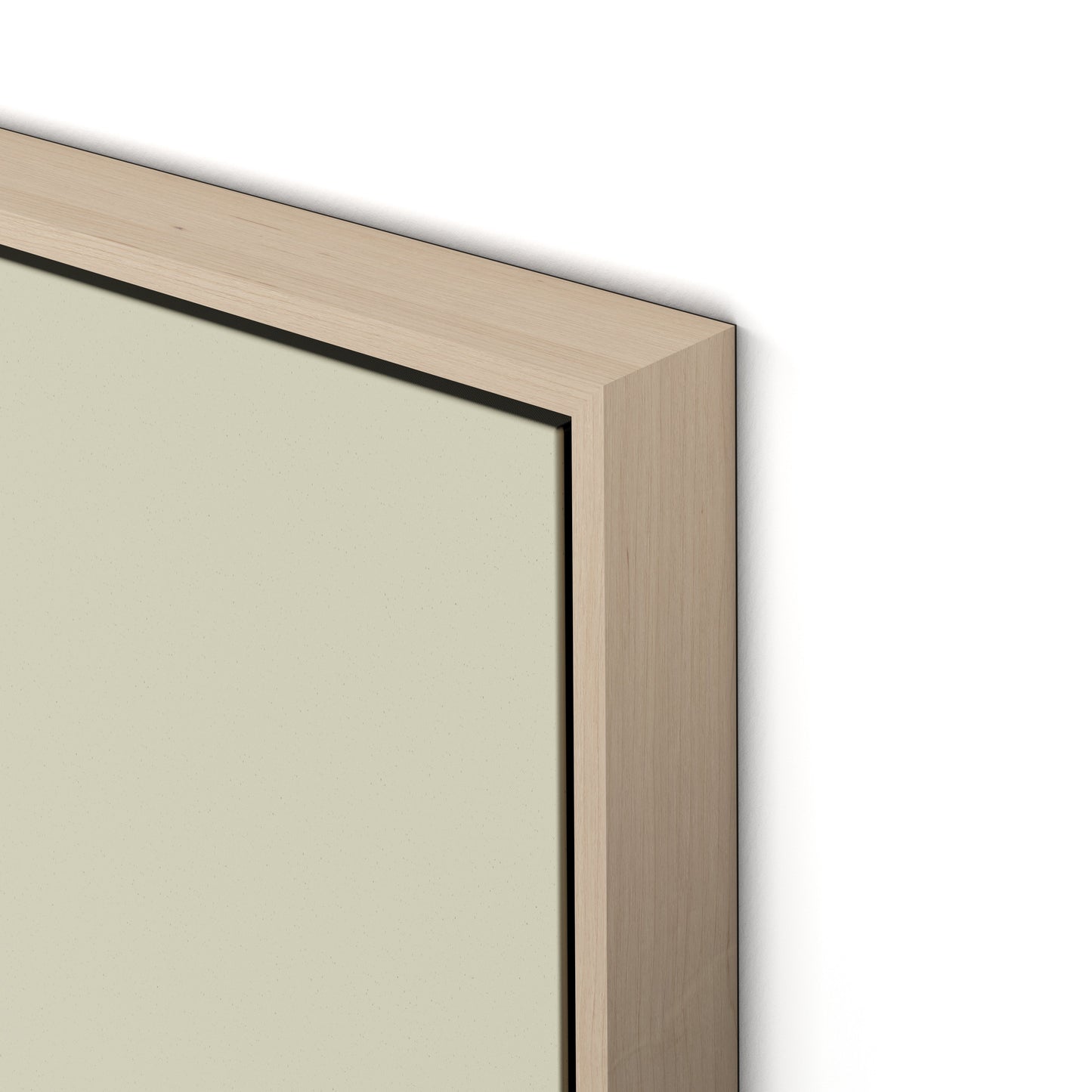 Untitled Box 3 Canvas Floater Framed / 32 x 32 in / Natural Maple