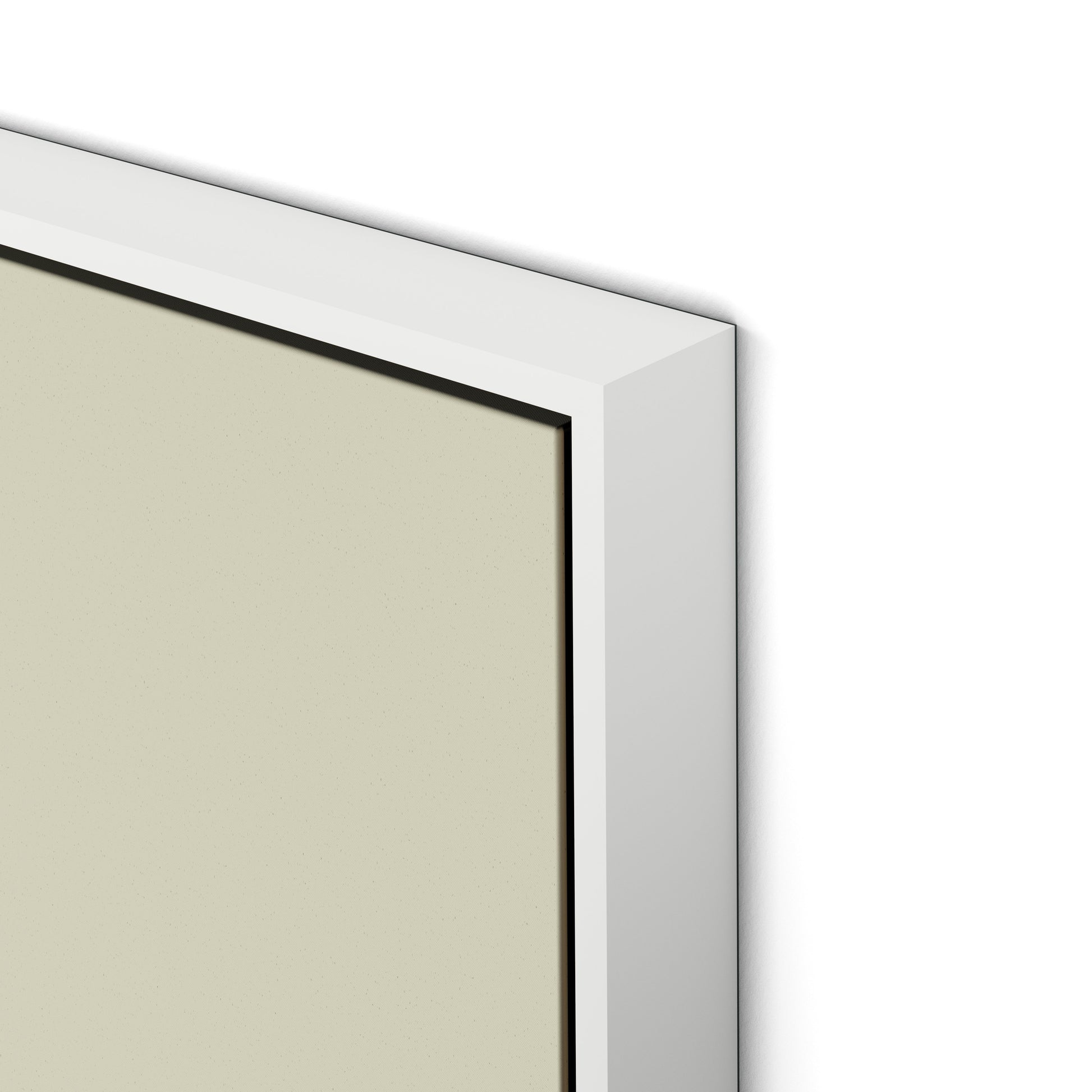 Untitled Box 3 Canvas Floater Framed / 32 x 32 in / White