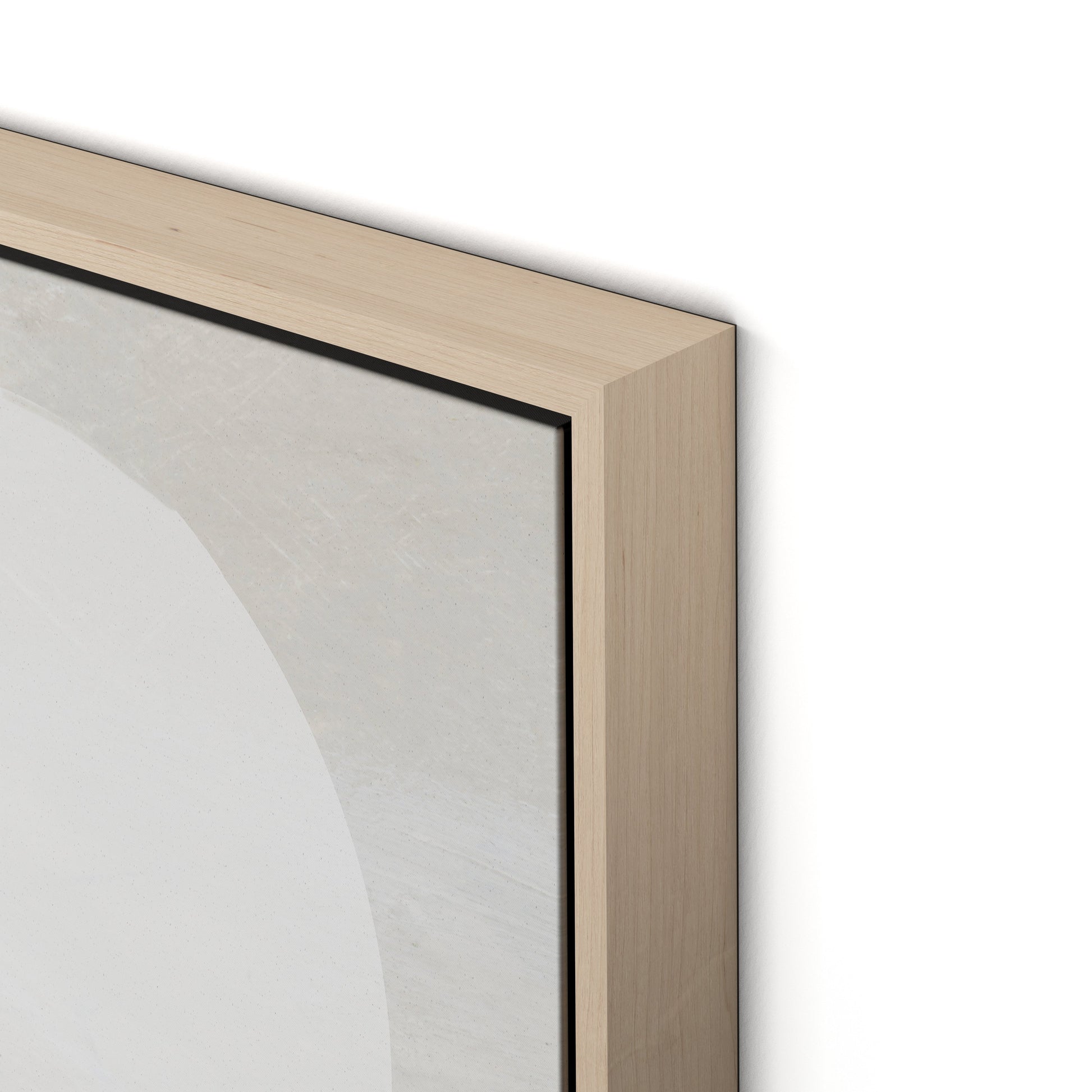 Study Canvas Floater Framed / 32 x 32 in / Natural Maple