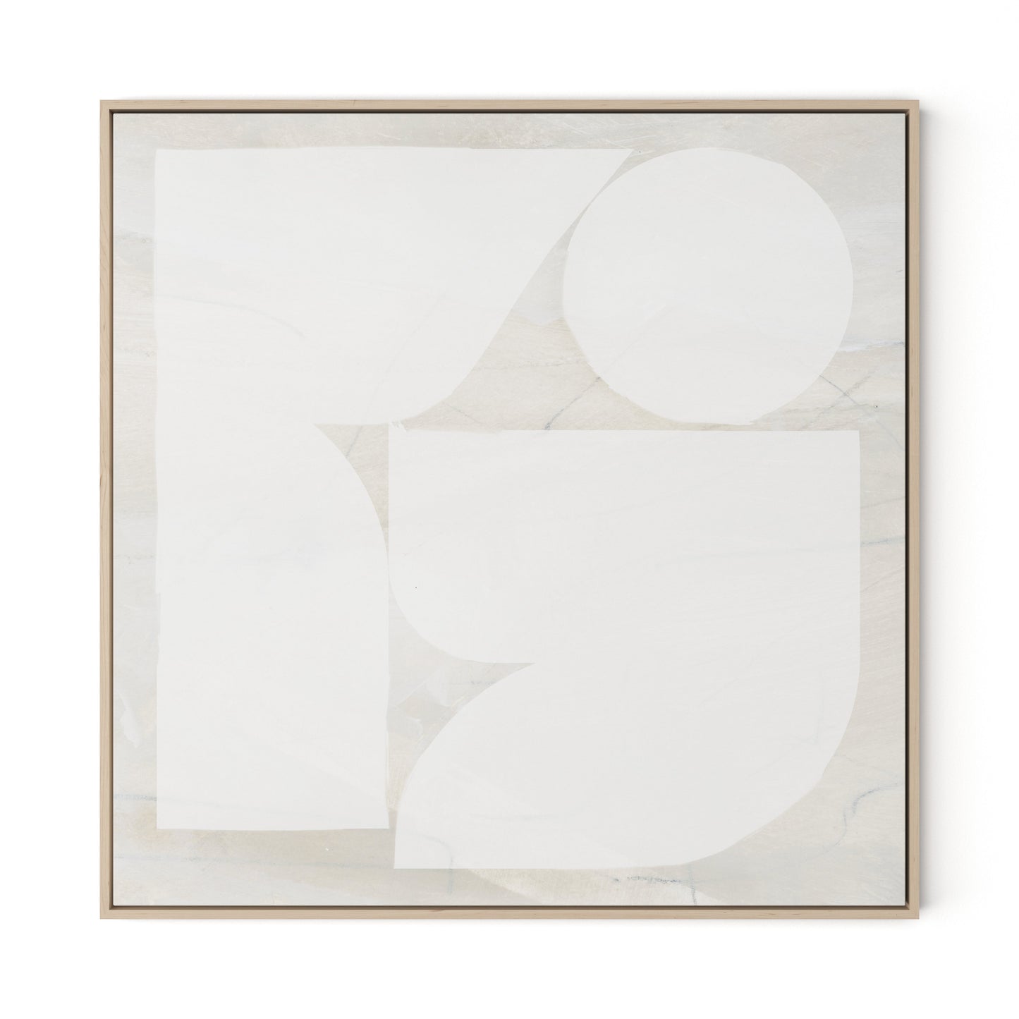 Study Canvas Floater Framed / 32 x 32 in / Natural Maple